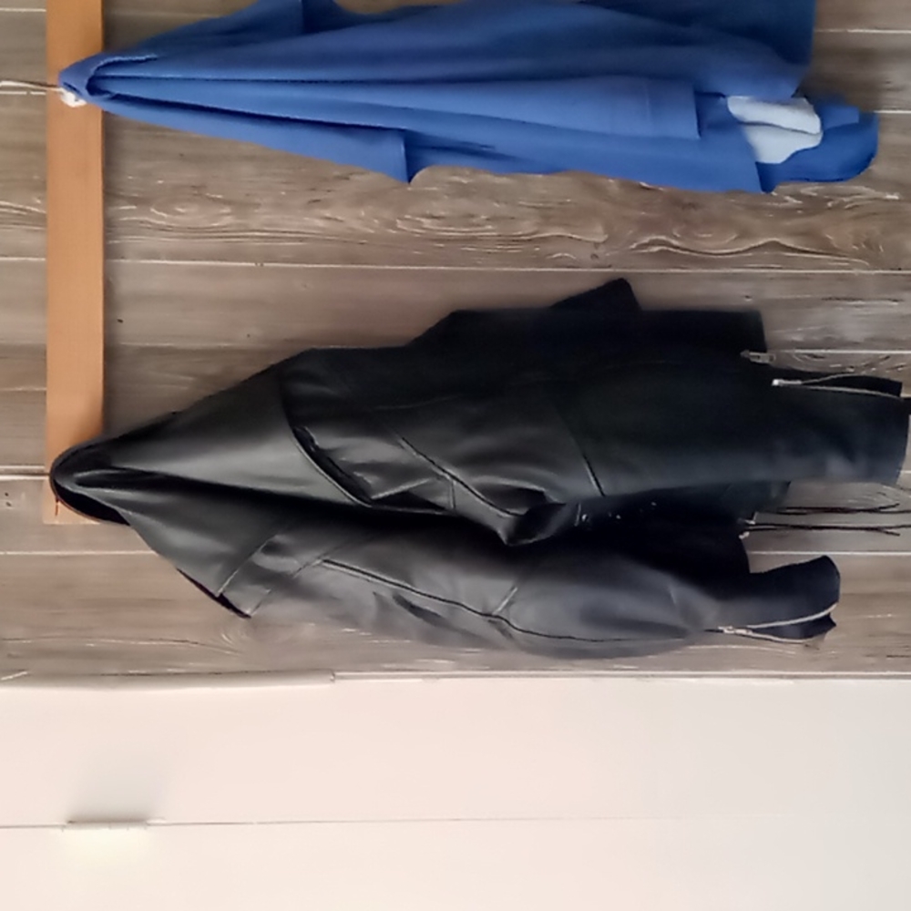 Mens 3 x leather biker jacket